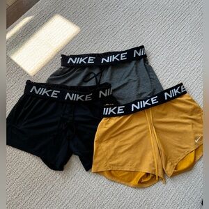 Nike Dri Fit Shorts Set of 3